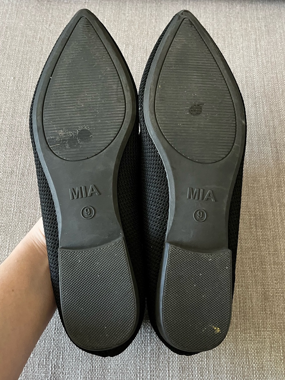 MIA Rizzo Knit Pointed Toe Flats - Picture 6 of 9